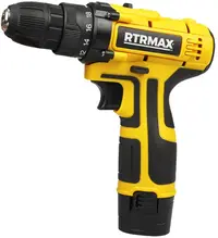 Bormașină cu acumulator RTRMAX - 44565, 12V, 2 x 1.3 Ah
