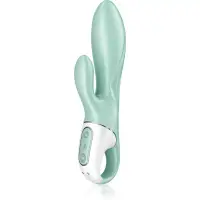 Satisfyer AIR PUMP BUNNY 5+ vibrator cu stimularea clitorisului Mint 20.2 cm