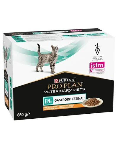 PURINA PRO PLAN Veterinary Diets Feline EN St/Ox Gastrointestinal cu pui 10x85 g
