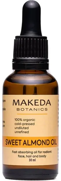 Makeda Botanics Ulei de bază Migdale dulci, 30 ml