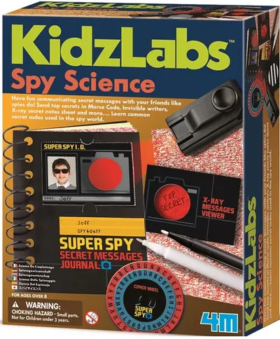 Set de știință 4M Kidz Labs - Știința Detectivă, Mesaje Secrete