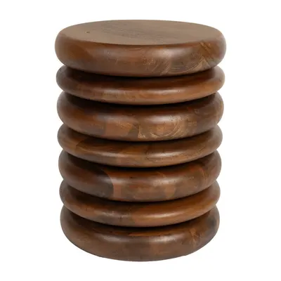 Scaun în culoare naturală închisă Disc – Zuiver