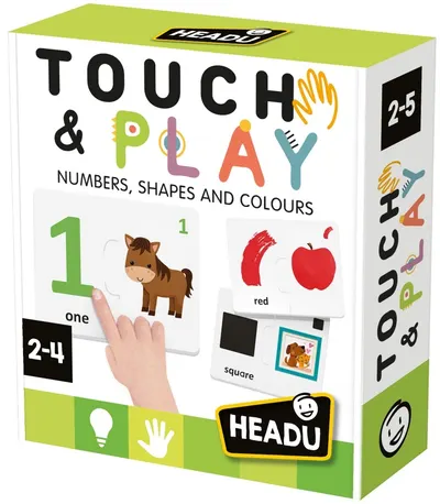 Kit educațional Headu Touch and Play - Numere, forme și culori