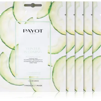 Payot Morning Mask Winter is Coming mască textilă nutritivă 5 buc