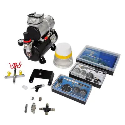 Gossi set compresor aerograf cu 3 pistoale