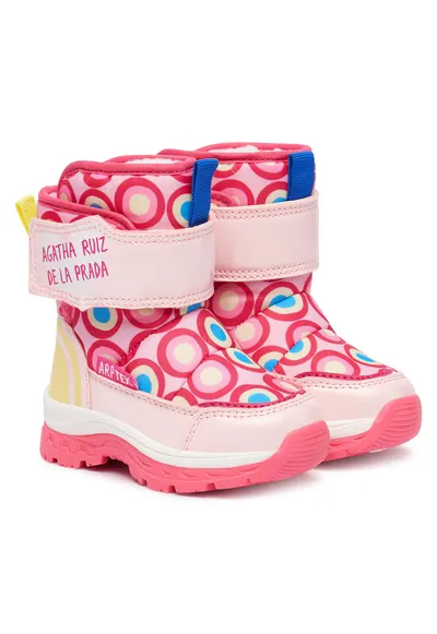 Ghete sport fete - Piele ecologica/nylon - multicolor
