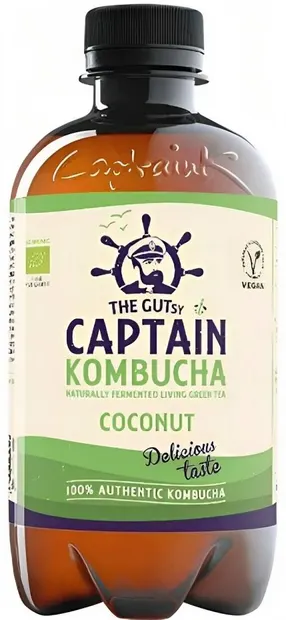 Kombucha cu cocos, 400 ml, Captain Kombucha
