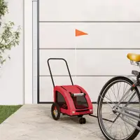 Gossi remorca de bicicleta animale companie, rosu, textil oxford/fier