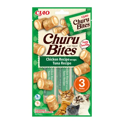 Churu Bites Recompense pentru Pisici cu Pui si Ton