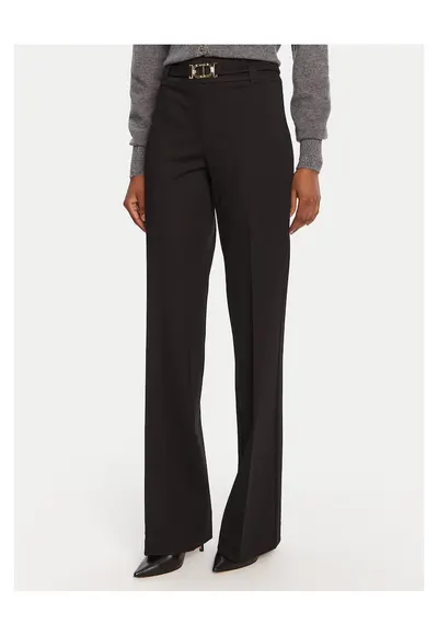 Pantaloni dama negru - stofa
