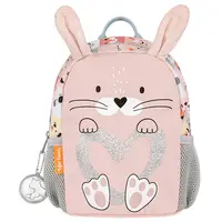 Ghiozdan neechipat mini dear friends, 26x20x15 cm, Honey bunny, Tiger Family