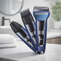 Aparat de tuns 3 in 1 Daling DL-9238 cu afisaj digital pentru barba par si nas