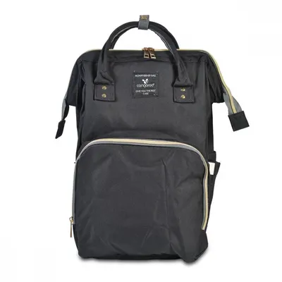 Geanta tip rucsac pentru mamici Cangaroo Amelia Dark Grey,curele reglabile,compartiment termic pentru biberoane,buzunare multiple
