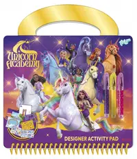 Set creativ Totum Unicorn Academy - Caiet cu activități