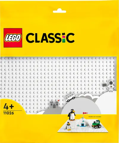 Constructor LEGO Classic - Placa de baza, alba (11026)