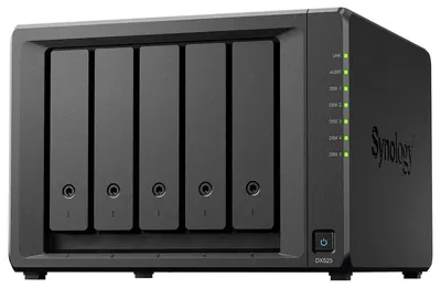 Dispozitiv NAS Synology - DX525, 5-bay, negru