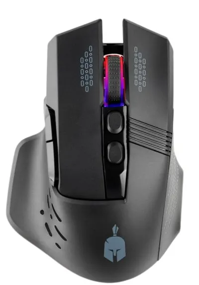 Mouse de gaming Spartan Gear - Cecrops, wireless, PS/PC/XBOX, negru