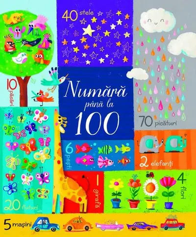 Număra până la 100 - Paperback brosat - Usborne books