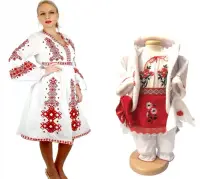 Set Mama si Fiica 75 Rochie traditionala si costumas traditional