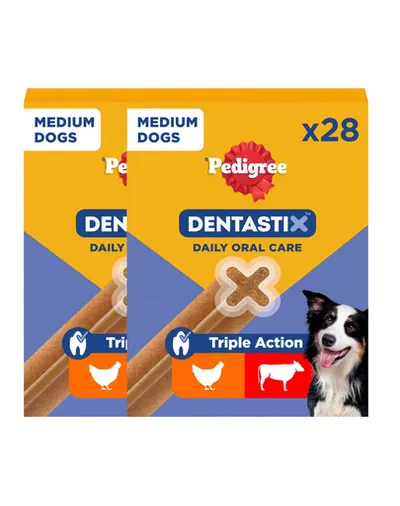 PEDIGREE DentaStix pentru caini rasa medie 52 buc.(2x4x180g)