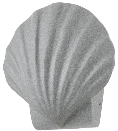 Aplica LED exterior Elbulgaria - Sirena, 7W, IP44, 4000K, gri