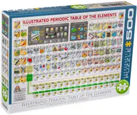 Puzzle Eurographics din 500 XXL de piese - Tabelul periodic