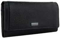 Portofel de dama din piele Bugatti Sina - Long, negru