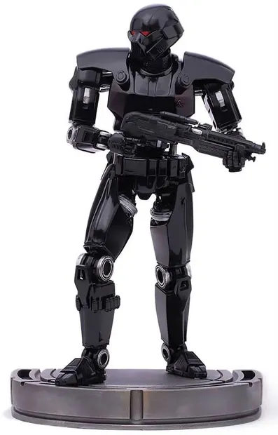 Statuetă Iron Studios Television: The Mandalorian - Dark Trooper, 24 cm