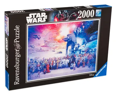 Puzzle Ravensburger din 2000 de piese - Universul Razboiul stelelor