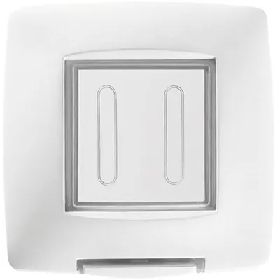Placa ornament etansa IP55 Gewiss Chorus alb 2 module