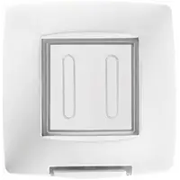 Placa ornament etansa IP55 Gewiss Chorus alb 2 module