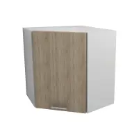 Corp Superior Colt Lecce, Stejar Sonoma/Alb, 60 x 60 x 65 cm