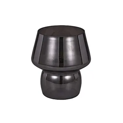 Veioza Zeno Small Fumè 1 bec, dulie E14, D:120mm, H:140mm, Fumuriu