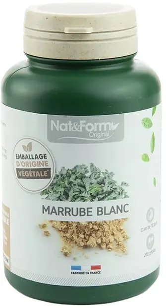 Marrube alb, 200 capsule, Nat&Form