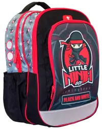 Ghiozdan școlar Belmil - Little Ninja, cu 2 compartimente, 22 l