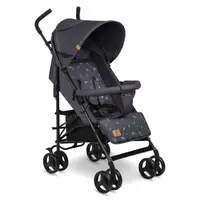Carucior sport, Lionelo, Elia, Cu plasa de tantari, Suport de picioare reglabil, Spatar ajustabil in 4 pozitii, Capotina XXL, Pliere tip umbrela, Capacitate 15 kg, 6 luni+, EN 1888, Model papadie, Gri