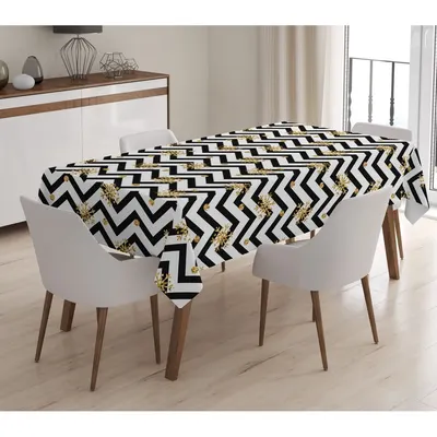 Față de masă din amestec de bumbac cu model de Crăciun Minimalist Cushion Covers Happy New Year, 140 x 180 cm