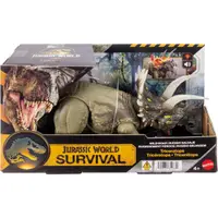 Figurina articulata, Jurassic World Survival, Wild Roar, Triceratops JKL81