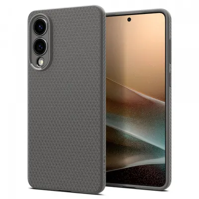 Husa pentru Samsung Galaxy S25 Edge S937, Spigen, Liquid Air, Gri ACS09421