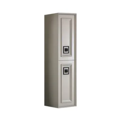 Dulap baie suspendat Arma gri mat 35x140 cm
