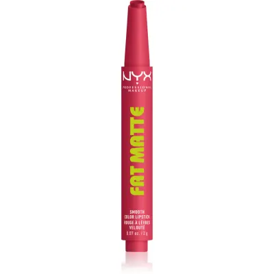 NYX Professional Makeup Fat Matte balsam de buze cu efect matifiant Pink Puff 2 g