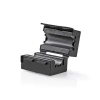 Filtru ferita pentru cablu cu diametru max 6.5mm, Nedis CVGB48914BK