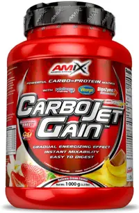 CarboJet Gain, vanilie, 1 kg, Amix