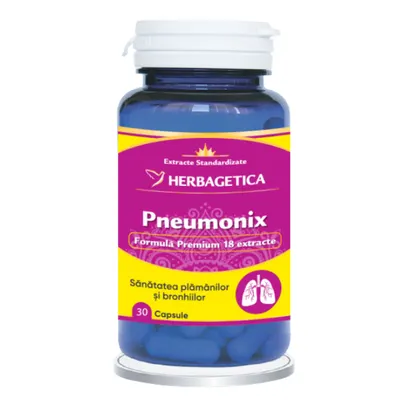 Pneumonix, Herbagetica | 30 capsule