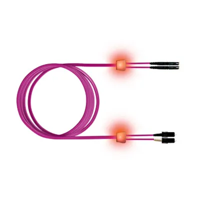 FO LED Patch Cord, Duplex, E2000/SCD, G50/125 OM4, 3m