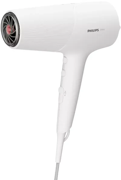 Uscător de păr Philips - BHD500/00 ThermoShield, 2100 W, 5 viteze, alb