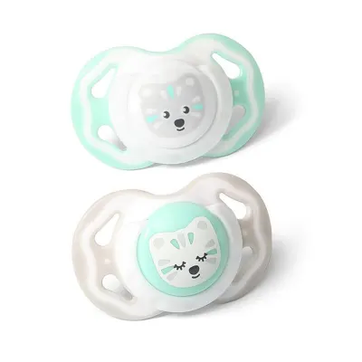 Babyono Suzetă din silicon - 3-6 luni, 1224/01, 2 bucăți