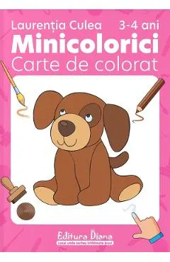 Minicolorici 3-4 ani. Carte de colorat