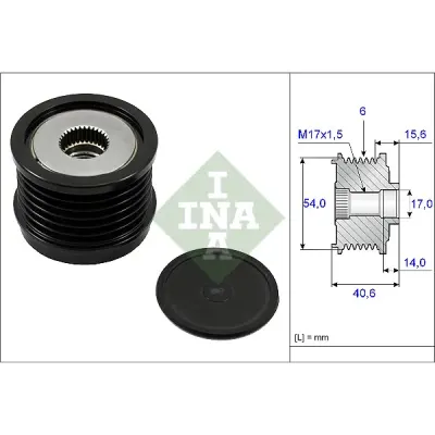 Sistem roata libera, generator INA 535 0230 10