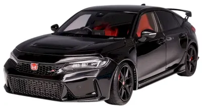 Model de colecție Motorhelix Modern: Mașini - Honda Civic Type-R (FL5), Black, Limited Edition